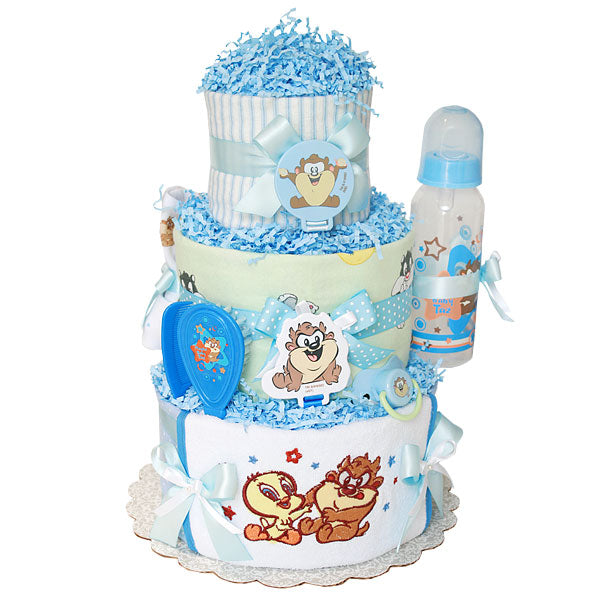 Baby Taz Looney Tunes Diaper Cake for a Boy