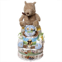 Classic Pooh A Bear and His Things Diaper Cake