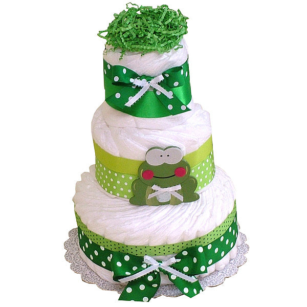 Frog Decoration Diaper Cake