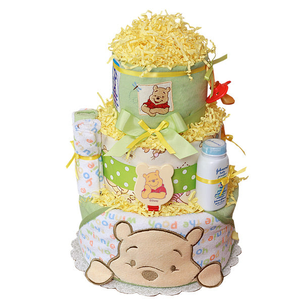 Winnie The Pooh Bath Diaper Cake