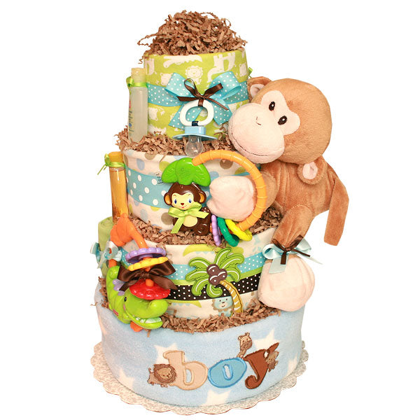 Little Monkey Diaper cake