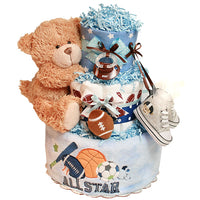 Future All Star Football Diaper Cake