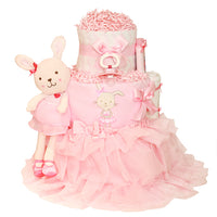 Little Ballerina Bunny Diaper Cake