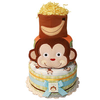 Banana Monkey Diaper Cake