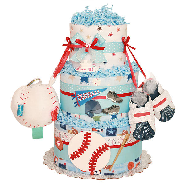 Baseball Bat Sport Diaper Cake
