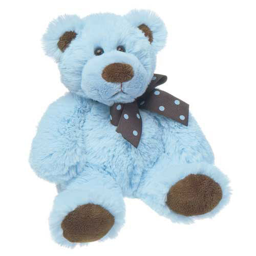 Blue Teddy Bear - 8"  Soft Baby Toy