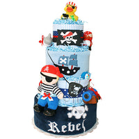 Rebel Pirate Diaper Cake