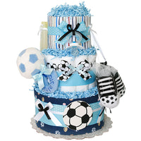 Future Star Soccer Diaper Cake