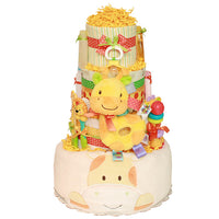 Joyful Little Giraffe Diaper Cake