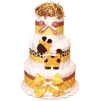 Jungle Giraffe Decoration Diaper Cake