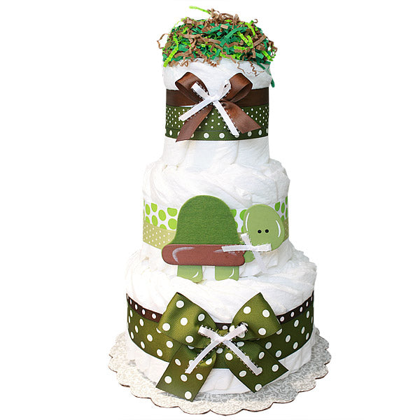 Turtle Decoration Diaper Cake