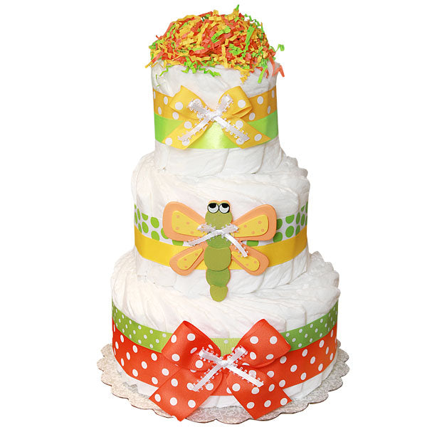 Dragonfly Decoration Diaper Cake