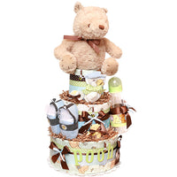 Classic Pooh Diaper Cake for a Boy