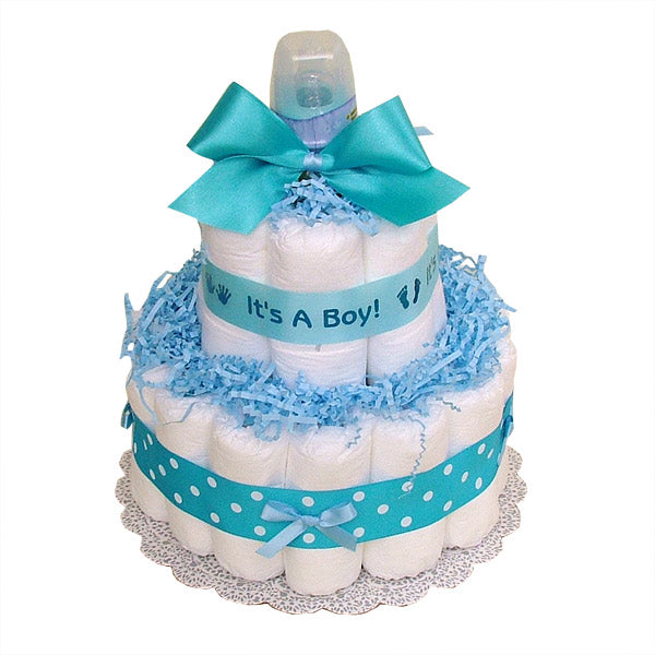 Boy Diaper Cakes | BabyFavorsAndGifts.com