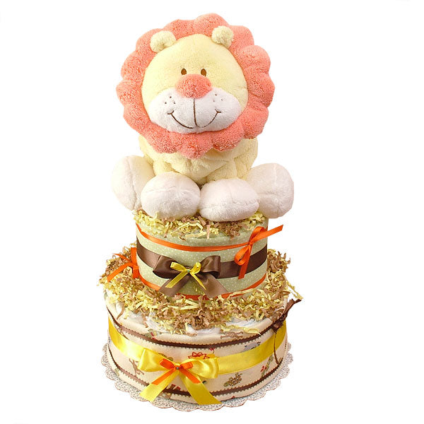 Jungle Lion Diaper Cake