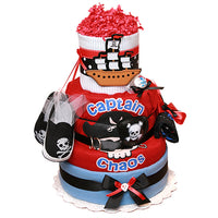 Captain Chaos Pirate Diaper Cake