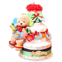 PlayTime Bear Diaper Cake