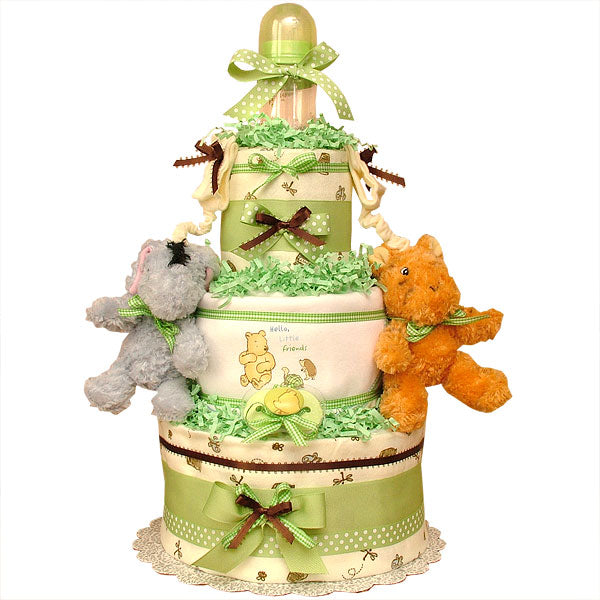 Classic Pooh and His Friends Diaper Cake