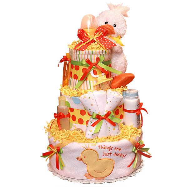 Things Are Just Ducky Diaper Cake