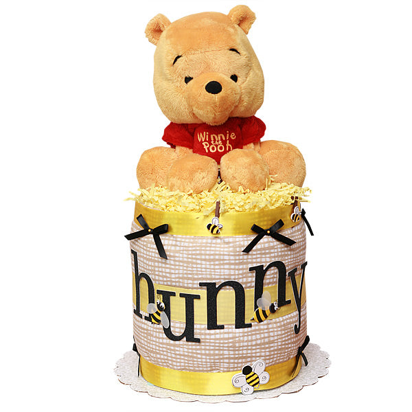 Winnie the Pooh Hunny Pot Diaper Cake