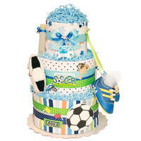 KICK! Soccer Diaper Cake