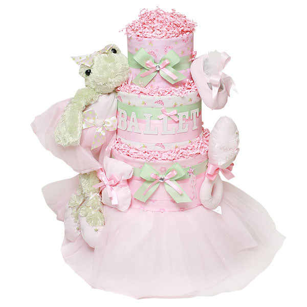 Baby Ballerina Diaper Cake