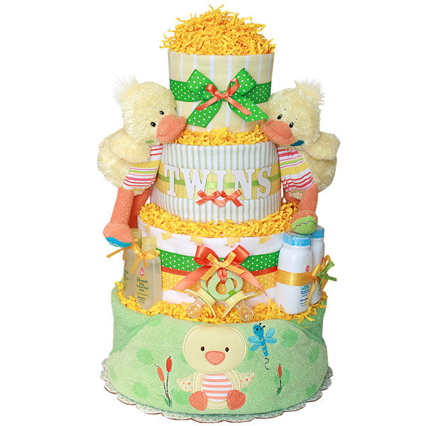 birthday cake designs diaper cake for twins boy and girl