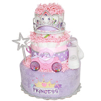 Princess Carriage Diaper Cake