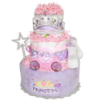 baby carriage diaper cake Princess Carriage Diaper Cake – Diaper Cakes Mall