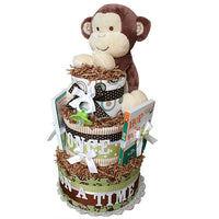 Once Upon A Time Monkey Diaper Cake