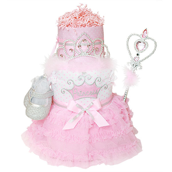 Perfect Princess Diaper Cake