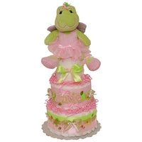 Ballerina Frog Diaper Cake