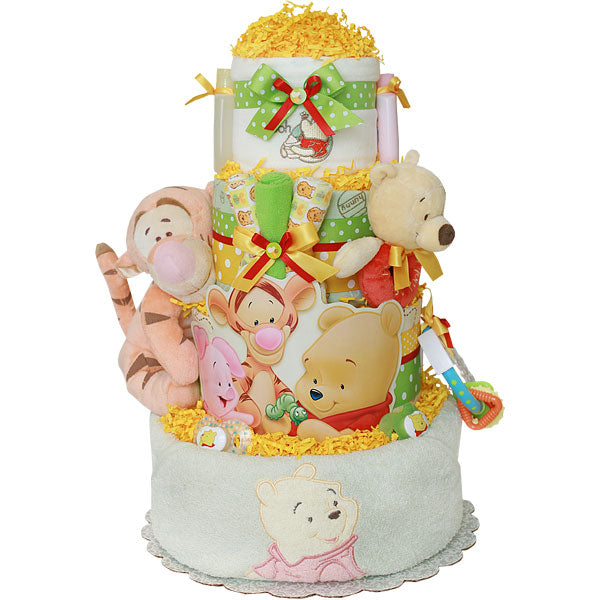 Winnie the Pooh and his Friends Diaper Cake