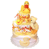 Quack! Rubber Duck Diaper Cake