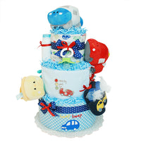 Ready! Set! Go! Cars Diaper Cake