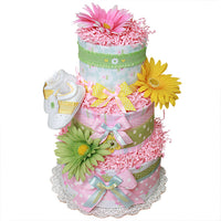 Springtime Girl Diaper Cake
