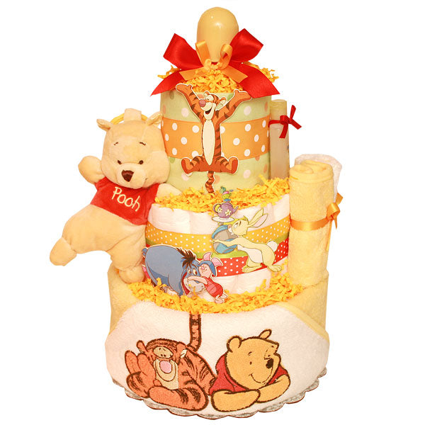 Bath Pooh Diaper Cake