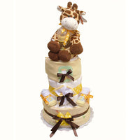 Yellow Giraffe Diaper Cake